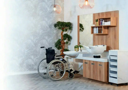 REM Pendle Easy Wash DDA Unit
Accessible salon wash unit
Front and backwash basin chair