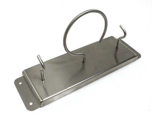 wall-mounted barber unit stainless basin

barbershop styling station with sink