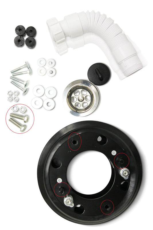 REM Tilt Mechanism and Pre-plumb - includes tilt mechanism, waste, flexi waste, tilt cover and fixing kit REM
