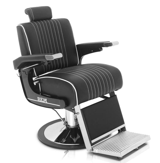 REM Voyager Barber Chair

Reclining barber chair UK

Luxury barbershop furniture
