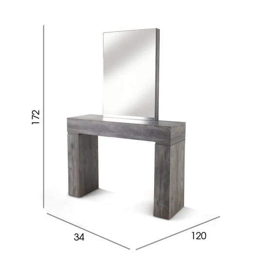 REM Oasis Wall Unit

One position salon station

Standard mirror styling unit