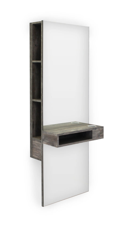 REM Rimini Wall Unit

Salon unit with rear storage

Hairdressing wall station