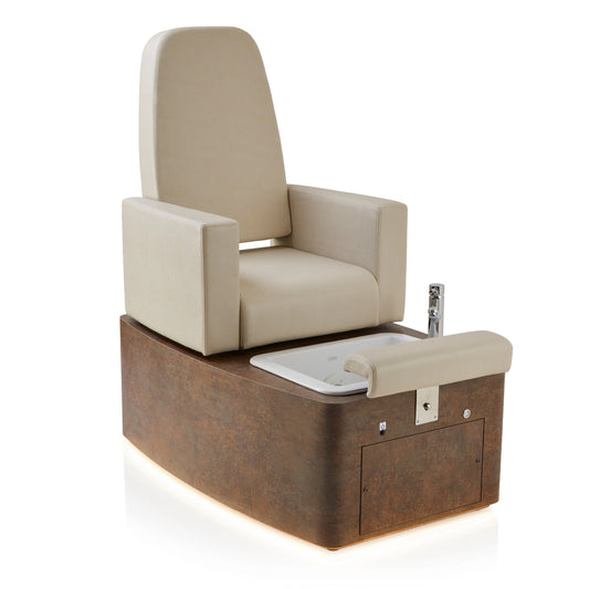 “REM Sienna Pedispa with ceramic basin”

“Pedicure chair with whirlpool system”

“Luxury salon foot spa unit”