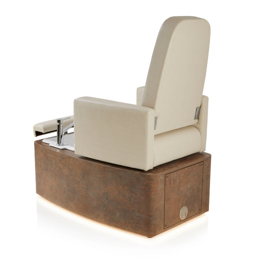 “REM Sienna Pedispa with ceramic basin”

“Pedicure chair with whirlpool system”

“Luxury salon foot spa unit”
