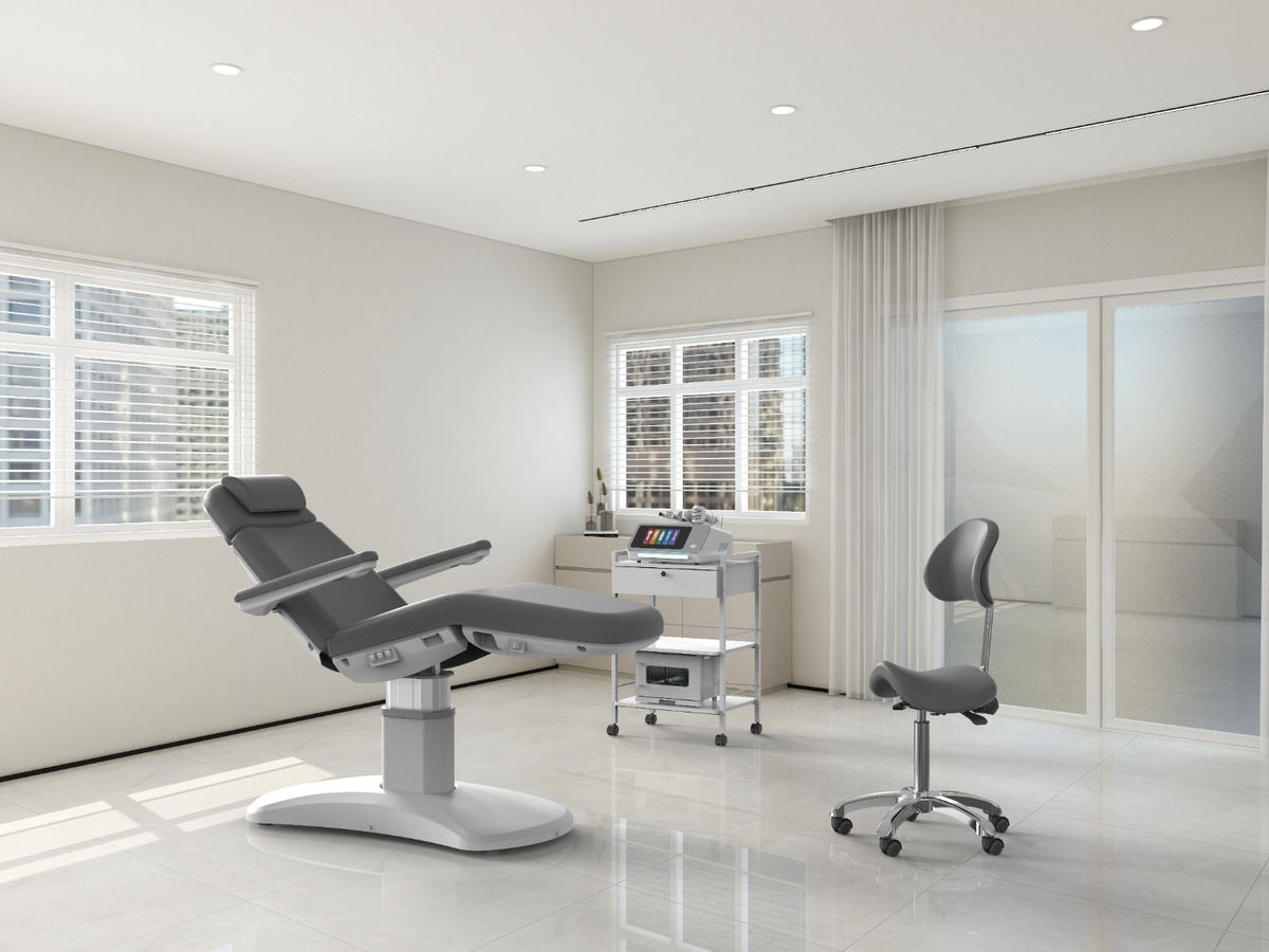 MAXI - 4 Motor Salon Bed. Beauty Salon Couch with 3 sections and 4 motors PJS Direct